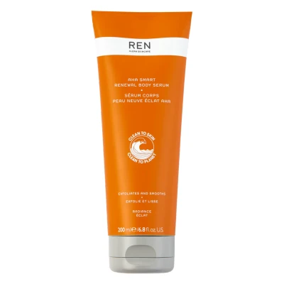 Image of REN Clean Skincare AHA Smart Renewal Body Serum 200ml