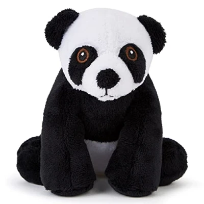 Image of Zappi Co 100% Recycled Plush Panda Toy (13 15cm) Stuffed Soft Cuddly animals Collection For New Born Child First kid