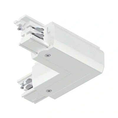 Image of Paulmann 91373 ProRail3 Connector L Piece Inner 101 x mm max. 3,680W White Systems Ceiling Rail Metal, Plastic