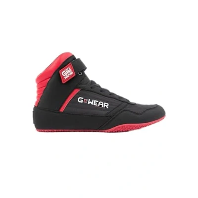 Image of GORILLA WEAR Gwear Classic High Tops Black/Red