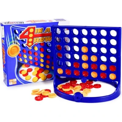 Image of DIVCHI 4 In A Line Game Christmas Four Row Up Gaming Fun Set Classic Family Games For Kids Children