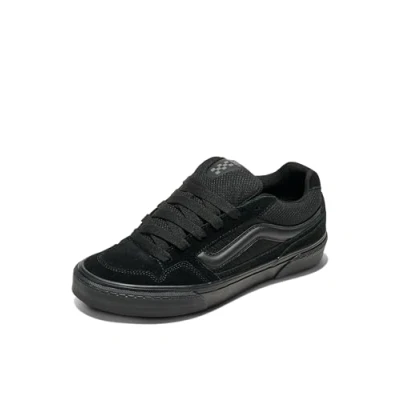 Image of Vans Men&#039;s Caldrone Sneaker, Suede/MESH Black/Black, 7 UK