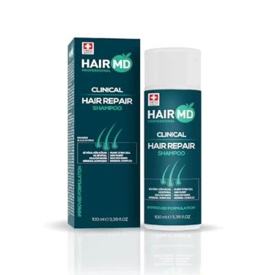 Image of HairMD Transplant Clinical Repair Shampoo, 100ml Biotin Shampoo for Hair Growth Protects Post Scalp Reduces Itching and Redness Prevents Loss