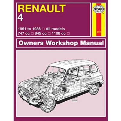 Image of Renault 4 (61 86) Haynes Repair Manual