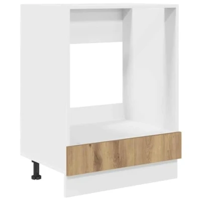 Image of vidaXL Oven Cabinet Artisan Oak, 60x46x81.5 cm, Engineered Wood