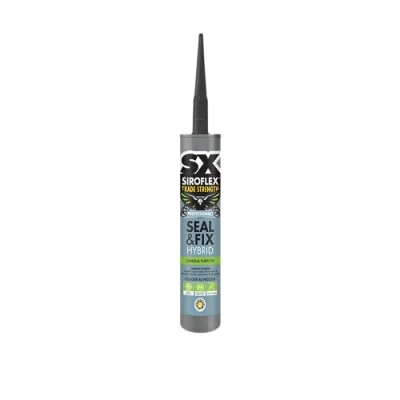 Image of SX Trade Strength Black Seal and Fix Universal Adhesive Sealant Hybrid Technology Interior Exterior Water &amp; Weather Resistant Food Safe 290ml