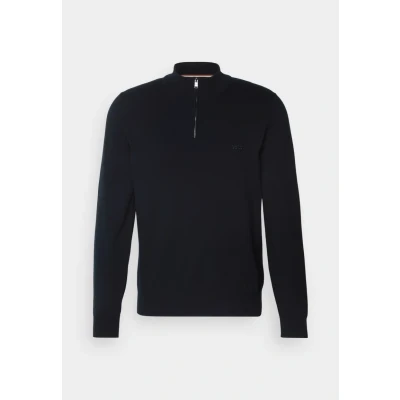 Image of BOSS Padro Jumper, Men&#039;s, Size: Small, Dark blue