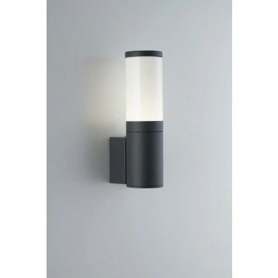 Image of Discovery Outdoor LED Modern Wall Light, Anthracite, IP54, 4000K