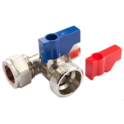 Image of Oracstar Tee Valve (Hot/Cold) 15mm x 3/4&quot; BSP