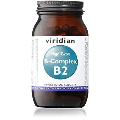 Image of HIGH Two® Vitamin B2 with B Complex: 90 Veg Caps