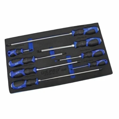 Image of US PRO INDUSTRIAL 8pc Premium Screwdriver Set Phillips, PH Screwdrivers 4546