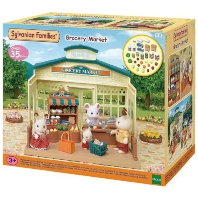Image of Sylvanian Families Grocery Market dollhouse playset 5315, 30