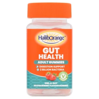 Image of Haliborange Adult Gut Health 30 Strawberry Gummies
