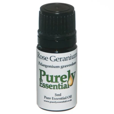 Image of Rose Geranium Essential Oil 5ml Pure and Natural, Purely