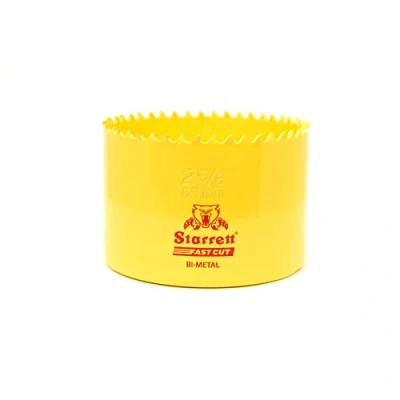 Image of Starrett HSS Bi Metal Hole Saw FCH0258 Fast Cut Extra Cobalt For Stainless Mild Sheet Wood Plastic Various Materials 67mm