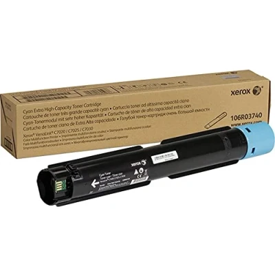 Image of Xerox Genuine VersaLink C7020 / C7025 C7030 Cyan Extra High Capacity Toner Cartridge (16,500 Pages) 106R03740