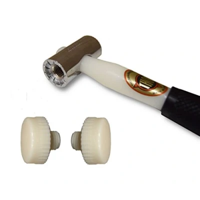 Image of Thor 712 Nylon Faced Window Glazing Hammer/Mallet with Hard White Heads