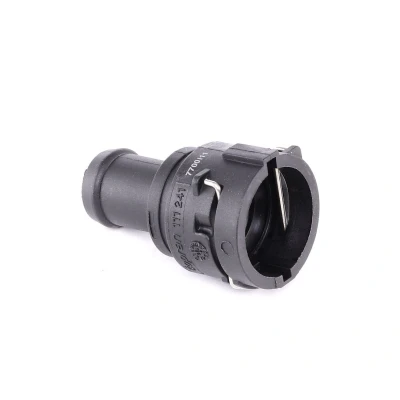 Image of 3B0122291B Coolant Flange TOPRAN 111 241 GRP (Glass fibre Reinforced Plastic) with seal bracket VOLKSWAGEN: Passat B6 Variant, Saloon