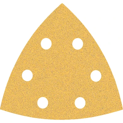 Image of Bosch Professional 5x Expert C470 Sandpaper (93x93 mm, Grit 80, Accessories Delta Sander)