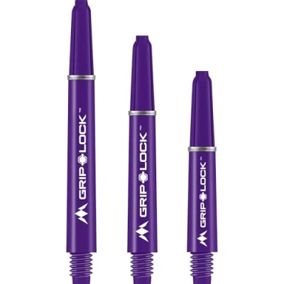 Image of Mission Darts GripLock Dart Shafts Tough Durable Nylon Stems Tweenie, Purple, 10 Sets of (10XS1077)