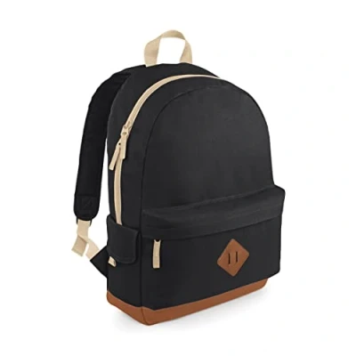 Image of BagBase BG825 Heritage Backpack Black