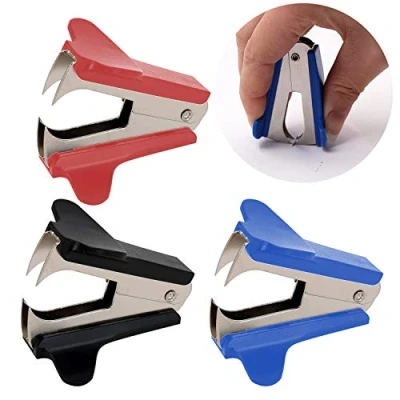 Image of Eagle Staple Remover,3 Pack Professional Remover with Steel Jaw Mini Puller Staples Removal Tool for School Office Home Random Colors