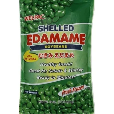 Image of Wel Pac Frozen Shelled Edamame Soy Bean 450gr x 4 pack