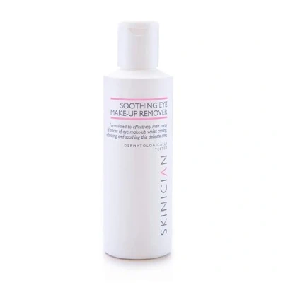 Image of SKINICIAN Soothing Eye Makeup Remover Daily Use Face Cleanser Gentle on Eyes and Eyelashes Lash with Vitamin E Vegan &amp; Cruelty Free Skincare (100ml)
