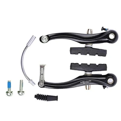 Image of Keenso Bike V Brakes Set, 1 Pair / 2 Pairs Aluminum Alloy Mountain Front brake set Cycling &amp; Rear Parts Blackv