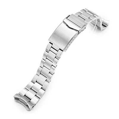 Image of 22mm Super O Boyer Metal Watch Band Compatible with Seiko 5 5KX SRPD51 SRPD71 SRPE83