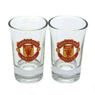 Image of Manchester United Football Club Crest Shot Glass Set