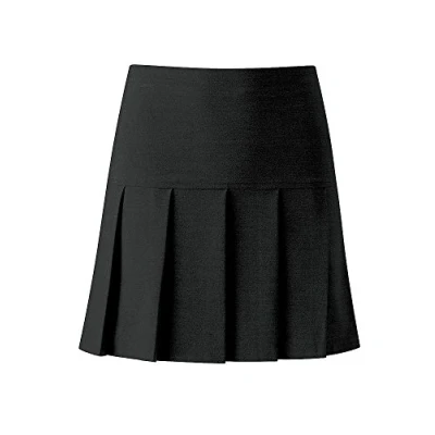 Image of Banner Charleston Pleated School Skirt Black Waist 44&quot;, Length 22&quot;