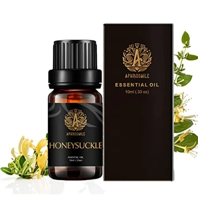 Image of Aromatherapy Honeysuckle Essential Oil for Diffuser, Scented Humidifier, Therapeutic Grade Honeysuckle, 10ml Soap Making