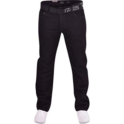 Image of Smith and Jones Branded Jean Hardwearing Fashion Denim Solid Black 30W / 30L
