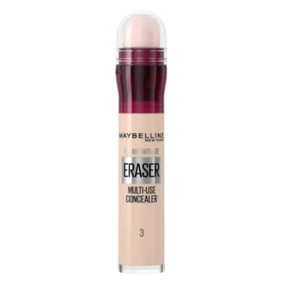 Image of Maybelline Instant Anti Age Eraser Eye Concealer, Dark Circles and Blemish Ultra Blendable Formula, 03 Fair