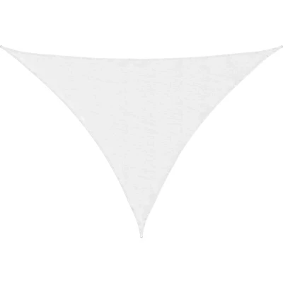 Image of vidaXL Sunshade Sail Oxford Fabric Triangular 5x6x6 m White
