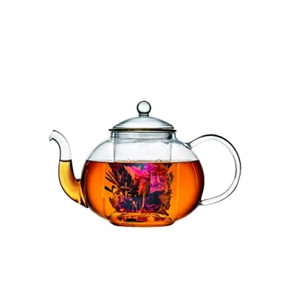 Image of Verona Single Walled Glass Teapot 1.5 Litres with Filter
