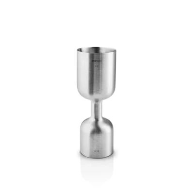 Image of Eva Solo Liquid Lounge Cocktail Jigger Holds 2.5 cl and 5 cl. Brushed Steel