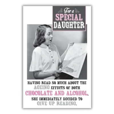 Image of Emotional Rescue, Birthday Card Daughter, Daughter Card, Funny for