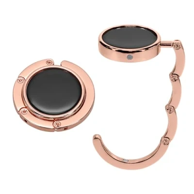 Image of kwmobile Purse Hanger for Table (Set of 2) Hook Folding Handbag Portable Bag Holder