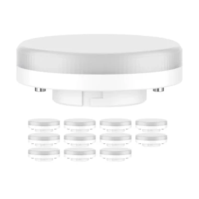 Image of ledscom.de 12 Pieces GX53 LED Bulb, Warm White (2700 K), 4.2 W, 372lm, 96, matt