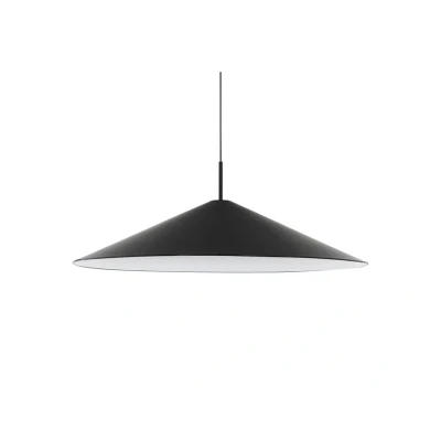Image of New Works LED hanging light Brolly, Ø 90 cm, black, aluminium