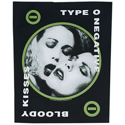 Image of Men&#039;s Type O Negative Bloody Kisses Back Patch Black, One size