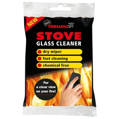 Image of Trollull Cleaner Pads For Stove Glass 2 In A Pack Rakso