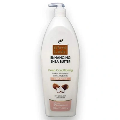 Image of First Lady Enhancing Shea Butter Deep Conditioning Moisturizing Hand &amp; Body Lotion 1000ml Dry Dull Skin