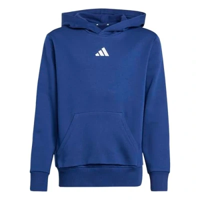 Image of adidas Unisex Kids ESSENTIALS POCKET HOODIE, dark blue/white, 7 8 Years