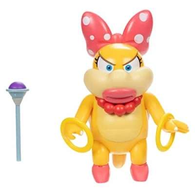 Image of SUPER MARIO World of Nintendo 4 inch Scale Wendy Koopa with Wand 41543