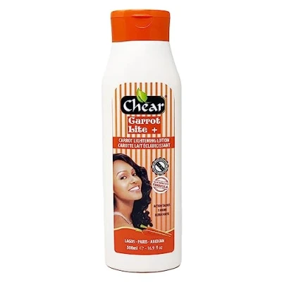 Image of Chear Carrot Lite+ Skin Brightening Body Lotion 500ml for hyperpigmentation New Formula with kojic acid