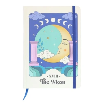 Image of Something Different Wholesale Lunar Majesty: Celestial A5 Notebook Moon and Stars Journal, Cosmic Writing Pad, Astrology inspired Notepad, Size Diary, themed Stationery