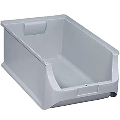 Image of Allit 456225 Size 5 Storage Bin, Grey, 500 x 310 200 mm